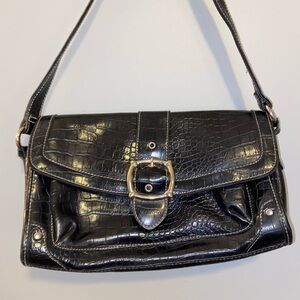 Black Snakeskin Purse